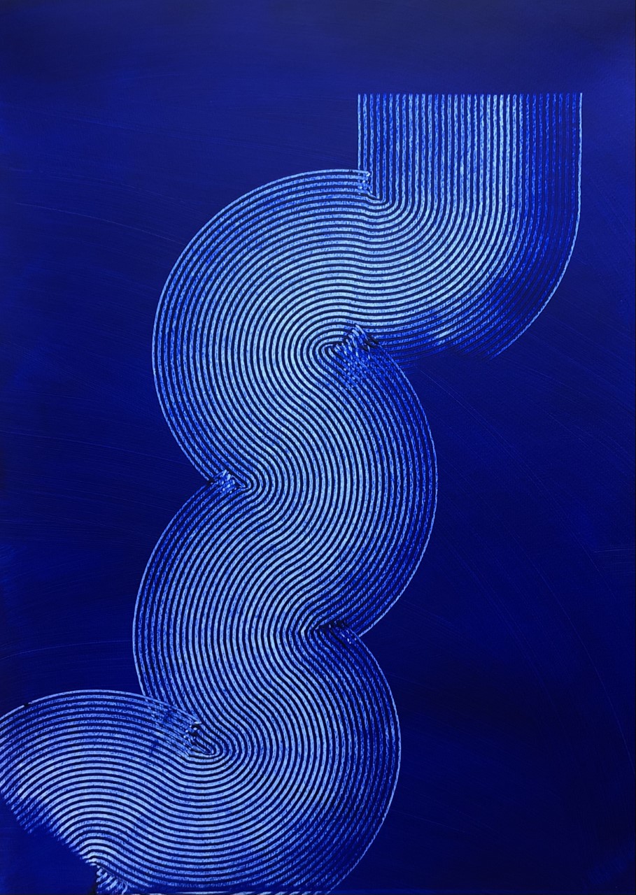 LINES IN MOTION, 2021, DIN&nbsp;A2