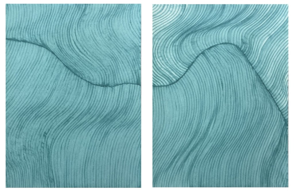 LINES IN MOTION, 2021,&nbsp;42X60CM