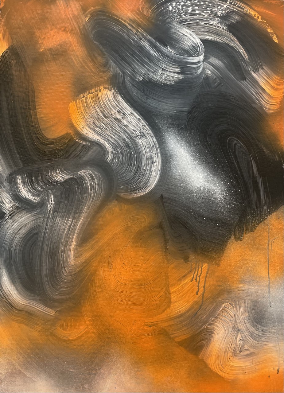 BURNING PLANET, 2021,&nbsp;110X80CM