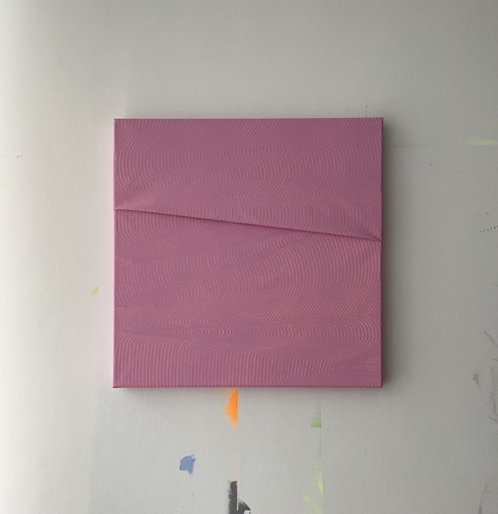 LINES IN MOTION, folded, 2022,&nbsp;60x60cm